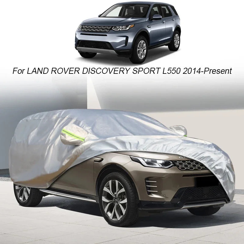 Housse voiture pour Range Rover Evoque L538 et L551, Oxford argenté imperméable, depuis 2014