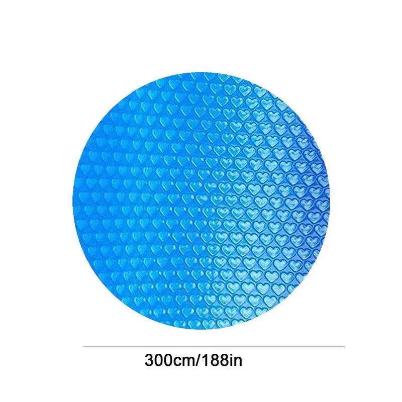 Bâche à bulles piscine ronde ou rectangulaire en film PE isolant, de 180 à 450 cm