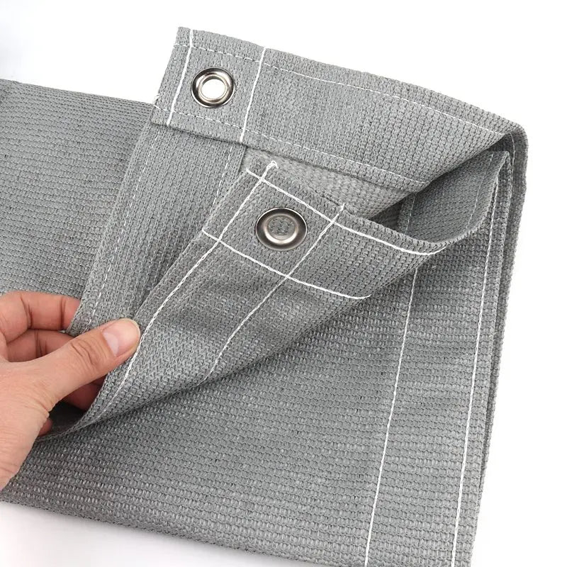 Filet d'ombrage PEHD anti-UV à œillets pour pergola et balcon, 7 coloris