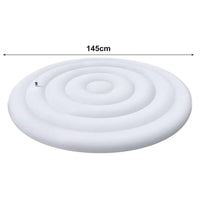 Housse gonflable isolante pour spa extérieur, diamètre 145 cm, coupe-vent et pliable