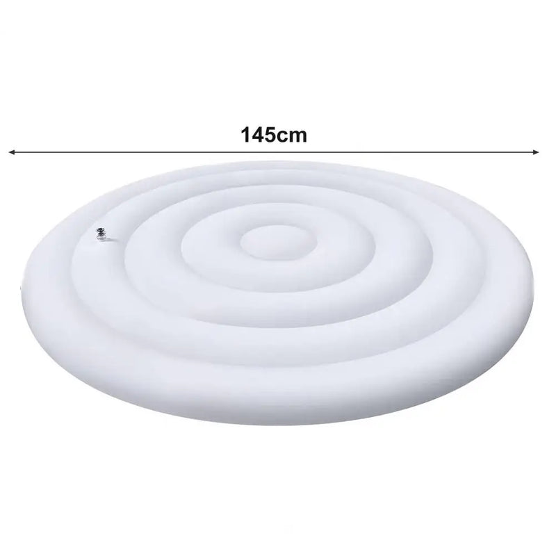 Housse gonflable isolante pour spa extérieur, diamètre 145 cm, coupe-vent et pliable