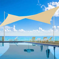 Voile d'ombrage en tissu Oxford respirante, 8 coloris, 2 x 2 ou 2 x 3 m