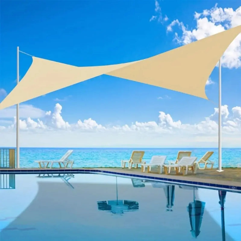 Voile d'ombrage en tissu Oxford respirante, 8 coloris, 2 x 2 ou 2 x 3 m