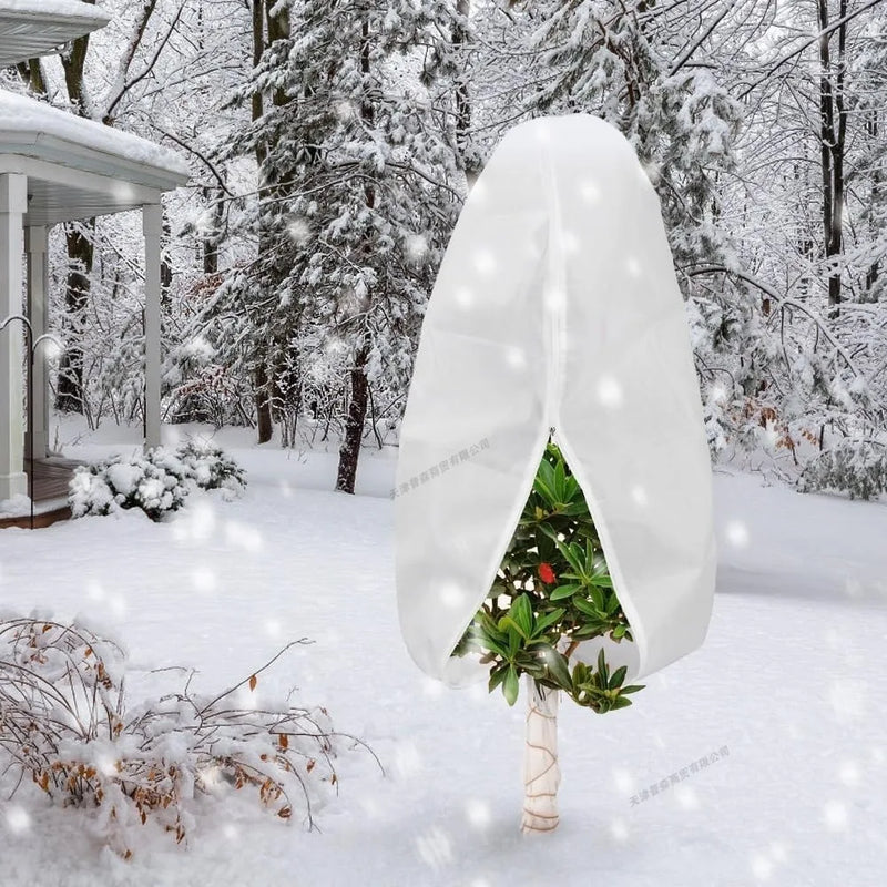Voile d'hivernage zippé à cordon pour plantes et arbustes, 3 coloris, de 0,5x1 à 2,5x3,5 m