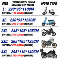 Housse moto pour Honda CRF1100L Africa Twin 2020-2022, polyester 190T argenté, imperméable, anti-UV
