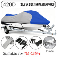 Housse jet ski compatible avec Yamaha WaveRunner EXR et VX Cruiser, Oxford 210D ou 420D