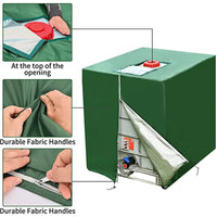 Housse cuve IBC 1000 L Oxford, avec ou sans zip, 120 x 100 x 116 cm