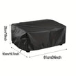 Housse plancha à gaz en polyester 210D imperméable, 7 dimensions de 44 à 90 cm