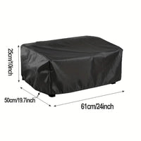 Housse plancha à gaz en polyester 210D imperméable, 7 dimensions de 44 à 90 cm