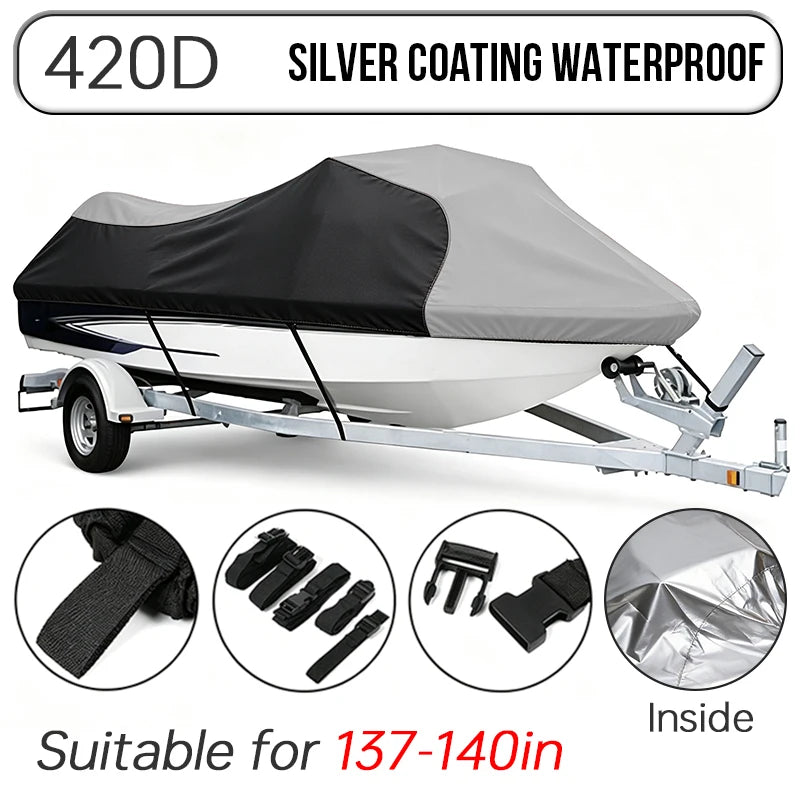Housse jet ski compatible avec Yamaha WaveRunner EXR et VX Cruiser, Oxford 210D ou 420D