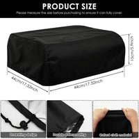 Housse de plancha de table et four à pizza, Oxford 210D imperméable, 44 à 57 cm