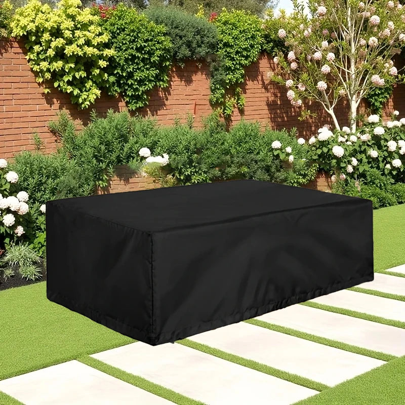 Housse de protection salon de jardin rectangulaire imperméable, Oxford 210D, 34 tailles