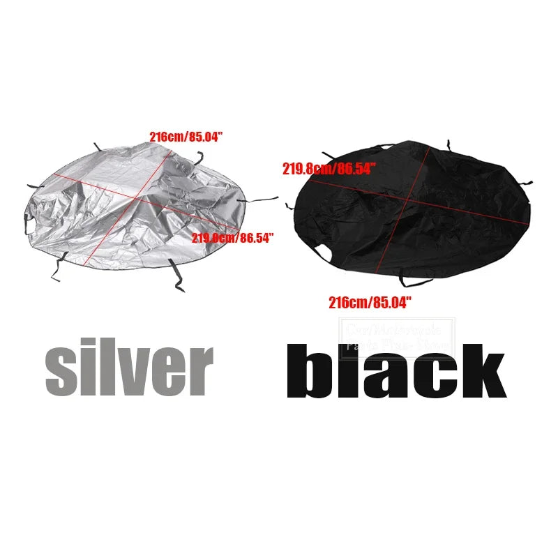 Demi-housse de toit pour Mazda MX-5 MK1, MK2 et MK2.5, polyester 420D imperméable, noire ou argent