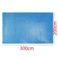 Bâche à bulles piscine rectangulaire ou ronde bleue, isolation thermique, 7 dimensions