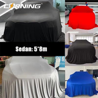 Housse de dévoilement de voiture personnalisable avec votre logo ou votre texte, tissu extensible, usage intérieur