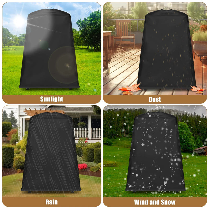 Housse four à pizza 8 en 1 pour Ninja Woodfire OO101, Oxford 420D imperméable, 89 x 69 x 114 cm