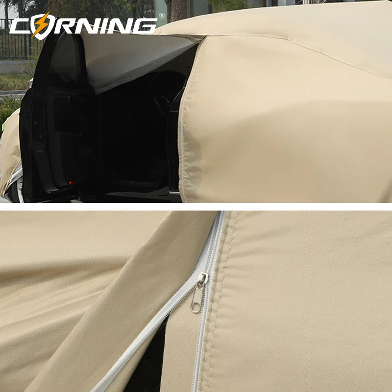 Housse voiture extérieur Oxford imperméable anti-UV et anti-neige, berline et SUV, 3 coloris