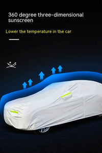 Housse voiture pour Peugeot 408, protection extérieure complète imperméable, anti-neige et anti-poussière, blanche ou noire