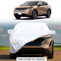 Housse voiture pour Nissan X-Trail, Patrol, Juke et Murano, Oxford argentée imperméable