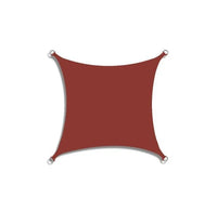 Voile d'ombrage carré ou rectangulaire polyester 300D imperméable, 15 tailles, 11 coloris