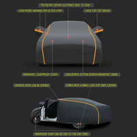 Housse voiture extérieur imperméable toutes saisons en polyester 190T, 470 x 180 x 120 cm
