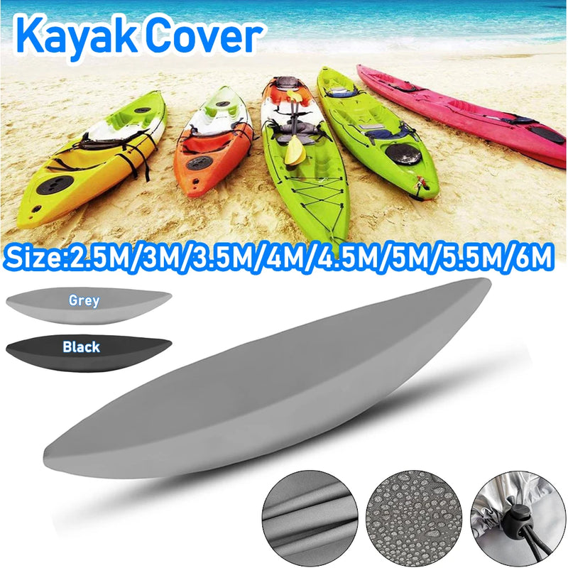 Housse de kayak imperméable anti-UV en tissu Oxford, pour kayak de 2,1 à 6 m