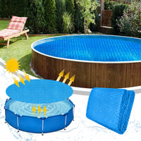 Bâche solaire à bulles ronde pour piscine hors sol, diamètre 180 à 450 cm