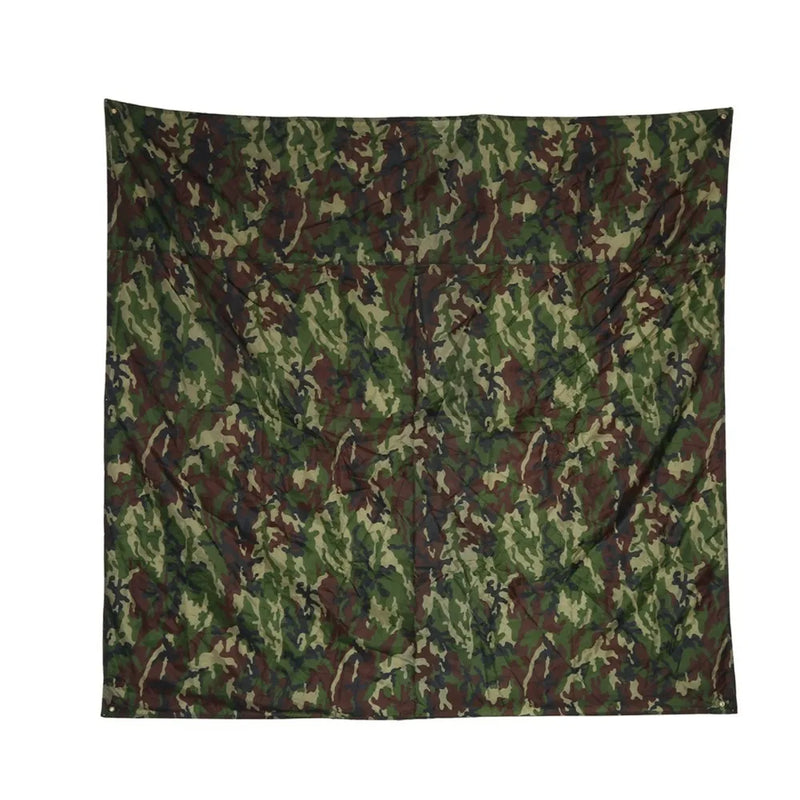 Bâche de sol camouflage ultralégère en nylon, 3 tailles jusqu'à 3 x 2,9 m