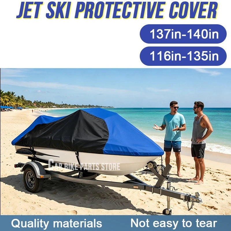 Housse jet ski compatible avec Yamaha WaveRunner EXR et VX Cruiser, Oxford 210D ou 420D