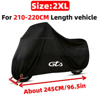 Housse scooter pour Vespa GTS, GTS Super et GTV, polyester 190T imperméable, anti-UV, 6 tailles
