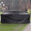 Housse salon de jardin rectangulaire Oxford 210D, 2 coloris, 36 tailles de 45 à 350 cm