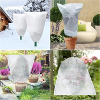 Housse d'hivernage blanche avec zip et cordon pour plantes, 5 tailles de 60x80 à 120x180 cm