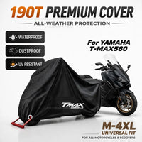 Housse moto pour Yamaha T-Max 560, imperméable, anti-poussière, anti-UV, polyester 190T, tailles M à 4XL