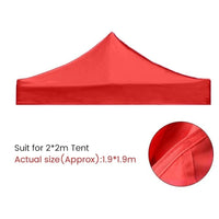 Toile de remplacement pour tonnelle pliante, rouge ou bleu, 2x2 à 3x4,5 m, structure non incluse