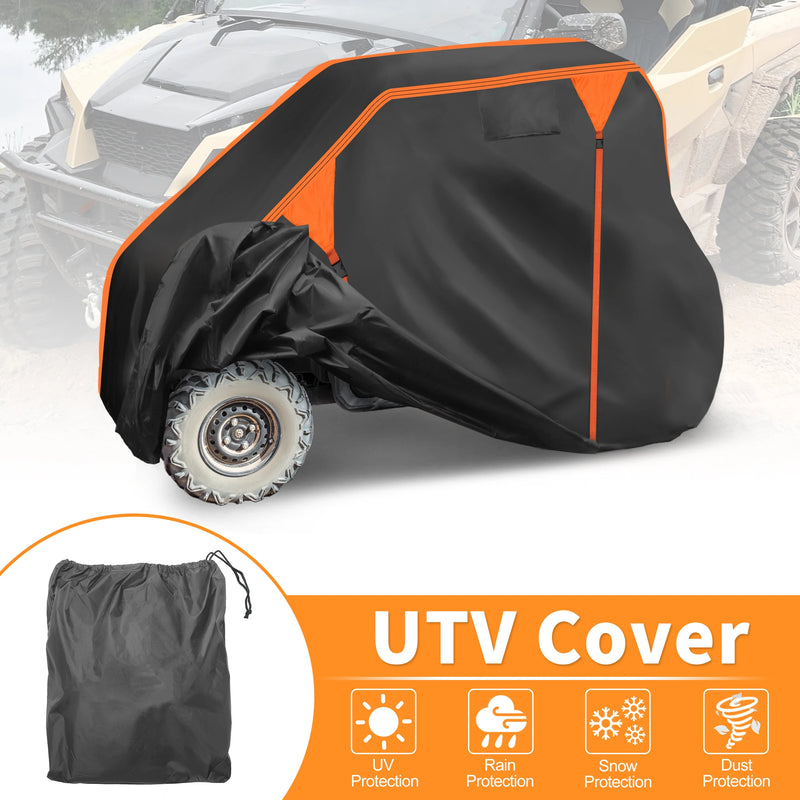 Housse UTV pour Polaris General 1000 2016-2025, Oxford 210D-PU imperméable, 304 x 160 x 187 cm