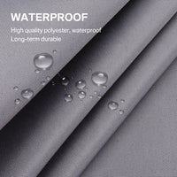 Voile d'ombrage imperméable anti-UV en polyester 160 g/m², triangle, carré ou rectangle
