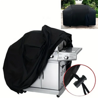 Housse de barbecue universelle étanche et anti-poussière en polyester enduit, 7 tailles