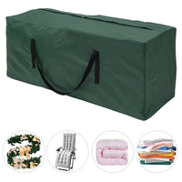 Grand sac de rangement pour coussins de jardin, couettes et sapin de Noël, Oxford imperméable