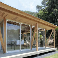 Bâche transparente PVC 450 g/m² à œillets, 2 x 2 m ou 2 x 3 m