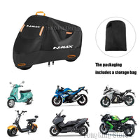 Housse scooter pour Yamaha N-MAX 125 et 155 (2015-2020), polyester 300D imperméable, anti-UV, 7 tailles