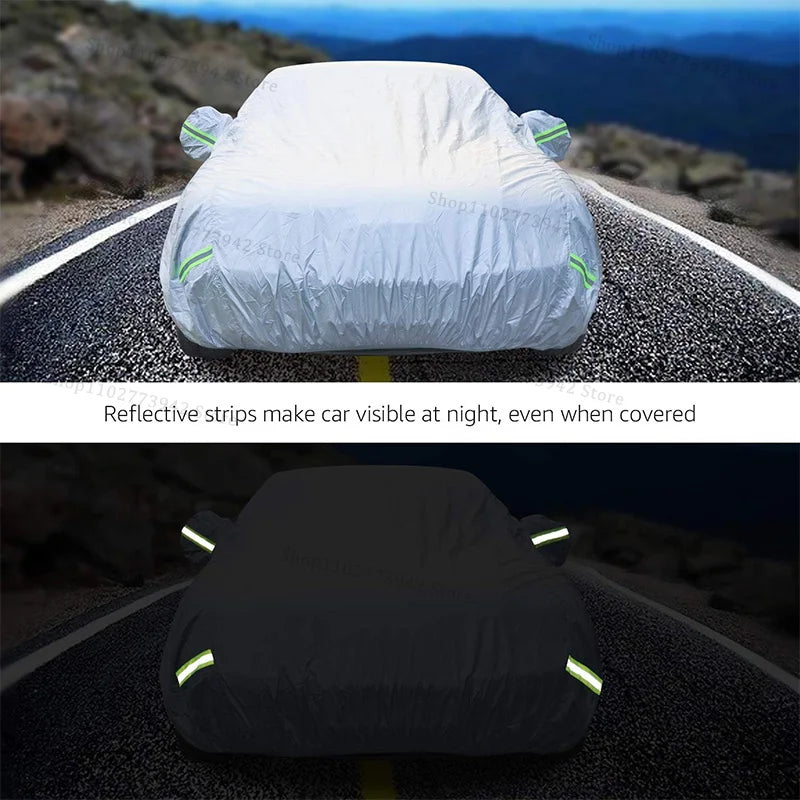 Housse voiture pour Audi A8 D2, D3 et D4, extérieure complète imperméable et anti-poussière, noire ou argent