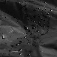 Housse de brasero ronde imperméable anti-UV noire, 21 dimensions de 38 à 204 cm