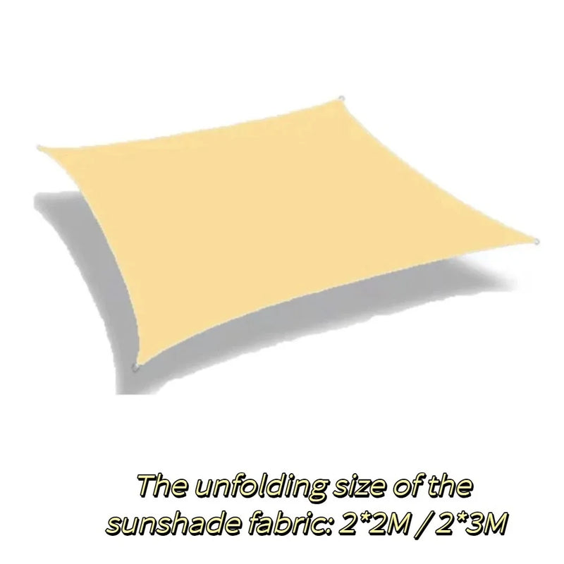 Voile d'ombrage en tissu Oxford respirante, 8 coloris, 2 x 2 ou 2 x 3 m