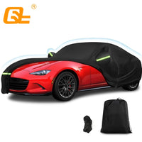 Housse voiture pour Mazda MX-5 Miata, complète 210T imperméable avec fermeture éclair et 4 sangles