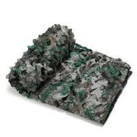 Filet de camouflage, voile d'ombrage en polyester, 4 motifs, de 2x2 à 3x5 m