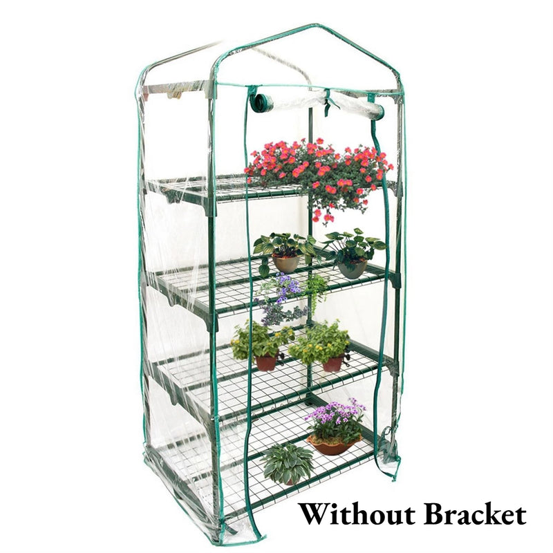 Bâche de rechange pour mini serre de jardin en PVC transparent, 2 à 5 niveaux