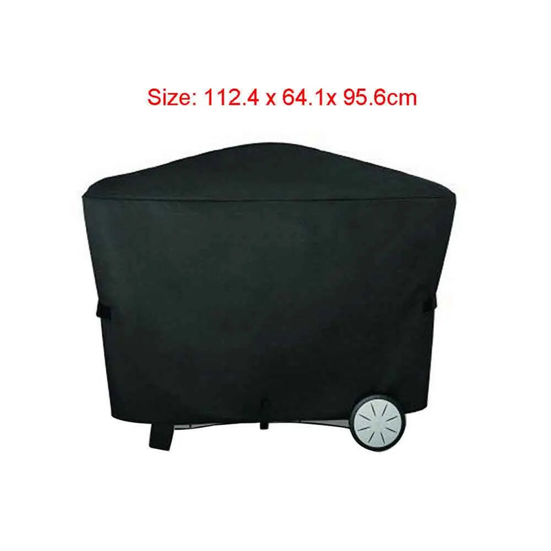 Housse de barbecue compatible avec Weber Q2000 et Q3000, imperméable, polyester noir