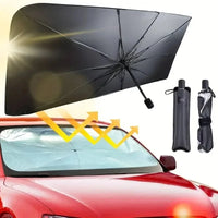 Pare-soleil voiture pour pare-brise, parapluie pliable grand ou petit format, ou rideaux latéraux
