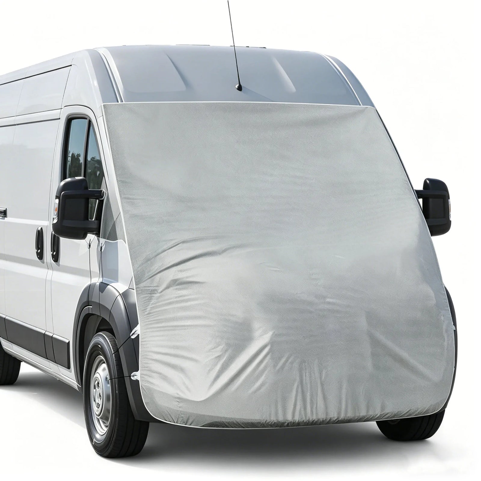 Couverture intégrale de pare-brise et de capot moteur pour fourgon aménagé Fiat Ducato X250, Ram Promaster