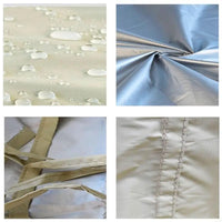 Auvent de remplacement pour pergola 520 x 200 cm, bords renforcés, polyester 190T, 5 coloris